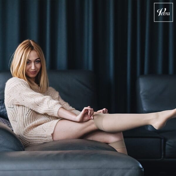 Veera samostoječe nogavice 140 den